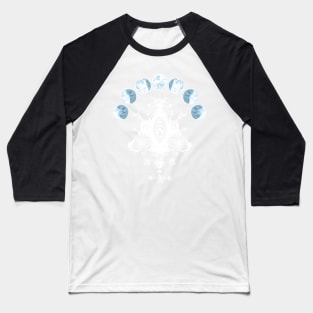 moon phase mehndi Baseball T-Shirt